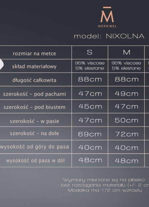 Sukienka Nixolna Navy Blue 85166