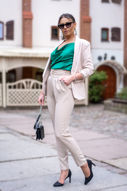 Spodnie Elegant Beige