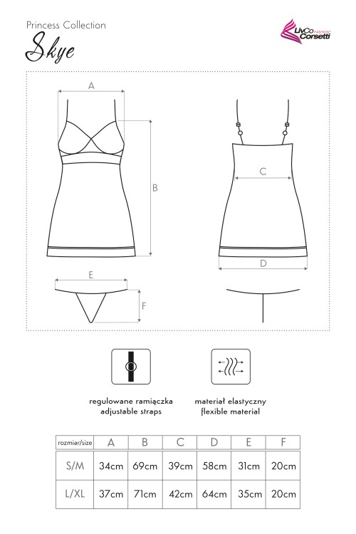 Koszulka Skye LC 90293 Princess Collection