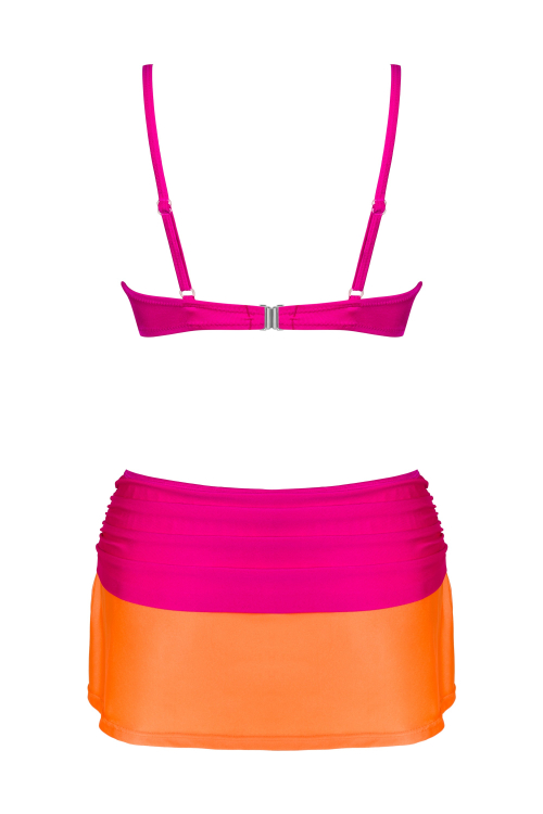Chitose Orange - komplet bikini plus spódniczka