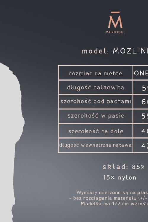 Mozlini Mocca - ażurowy sweterek