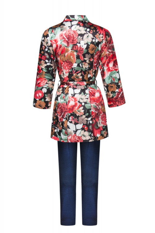 Frida - atłasowa piżama kimono kolorowa