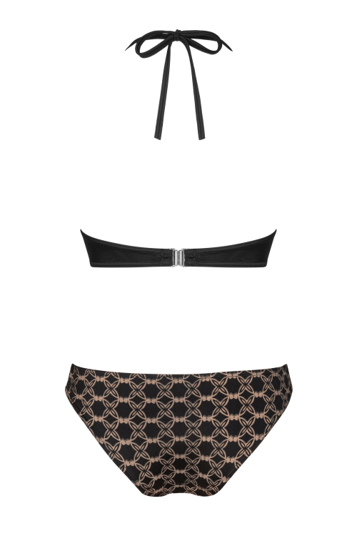 Hikari Black - bikini z modnym geometrycznym wzorem