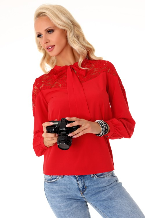 Bluzka Maurinea Red 85288