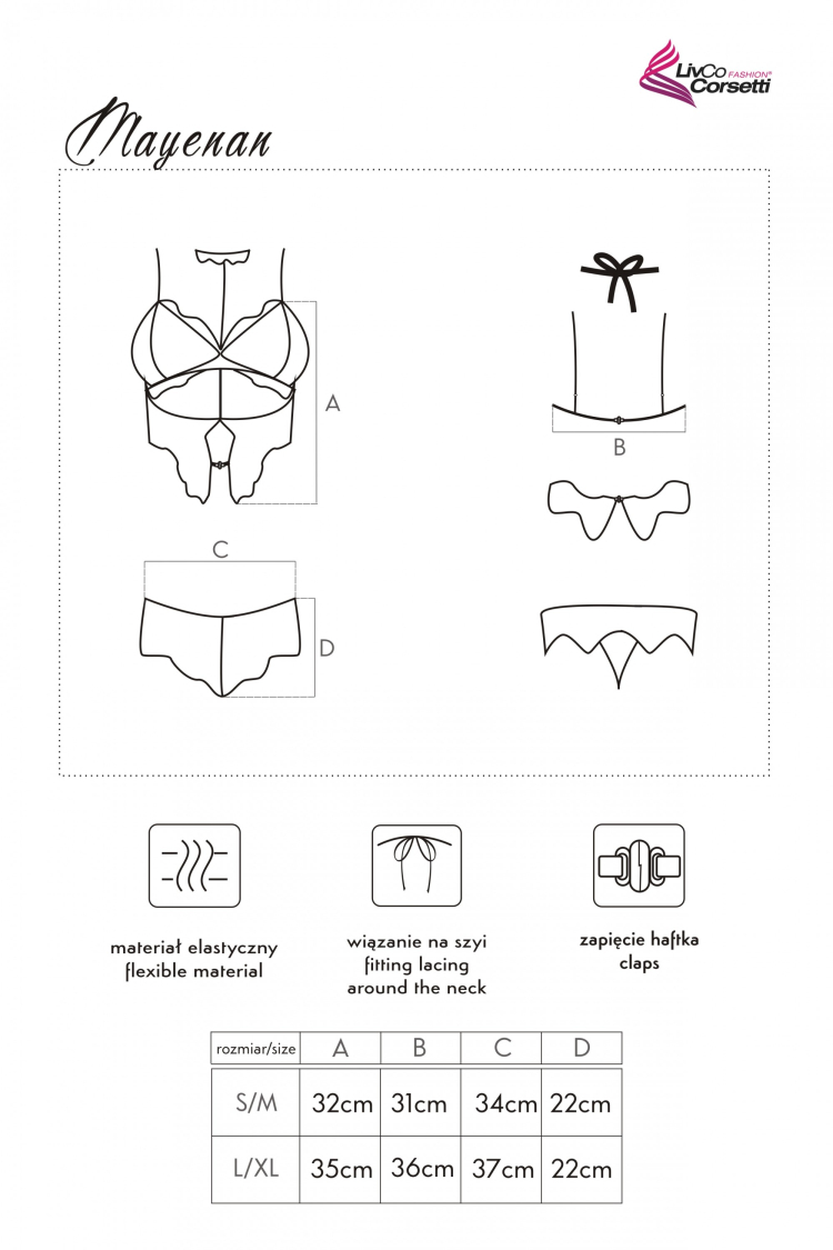 Mayenan - zmysłowy komplet bielizny