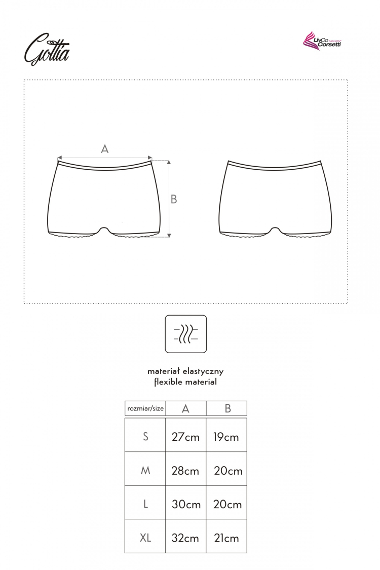 Gottia - białe majteczki bokserki