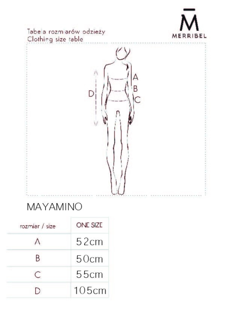 Mayamino Nude - dzianinowy kardigan z grubym splotem