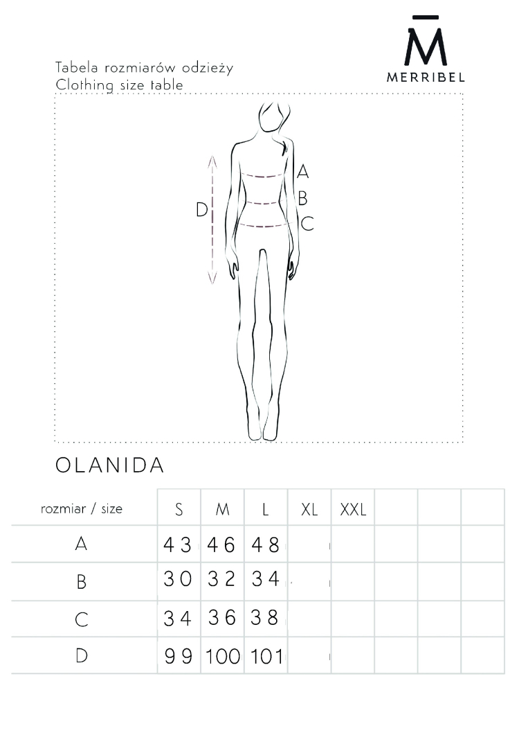 Olanida Green - prążkowana sukienka zielona