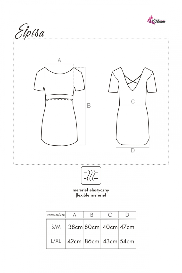Elpisa - Zmysłowa Piżama Damska Różowa