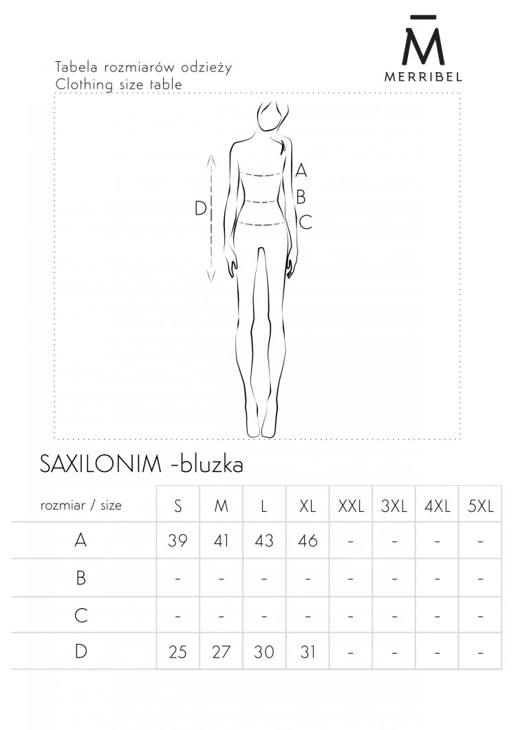 Saxilonim - komplet bluzka hiszpanka i spódnica