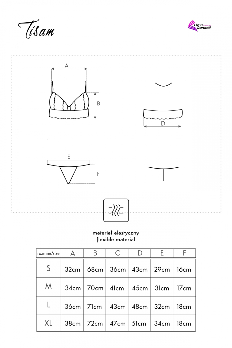 Tisam - zmysłowy komplet bielizny