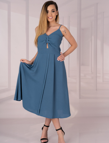 Molinen Blue - elegancka sukienka niebieska