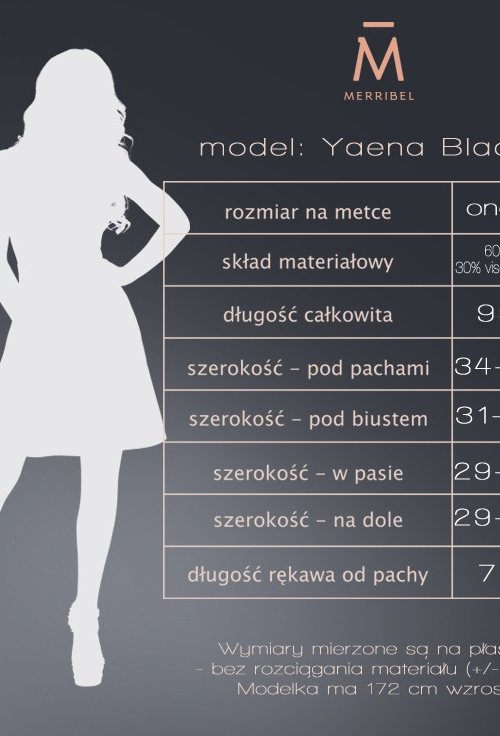 Sukienka Yaena Black