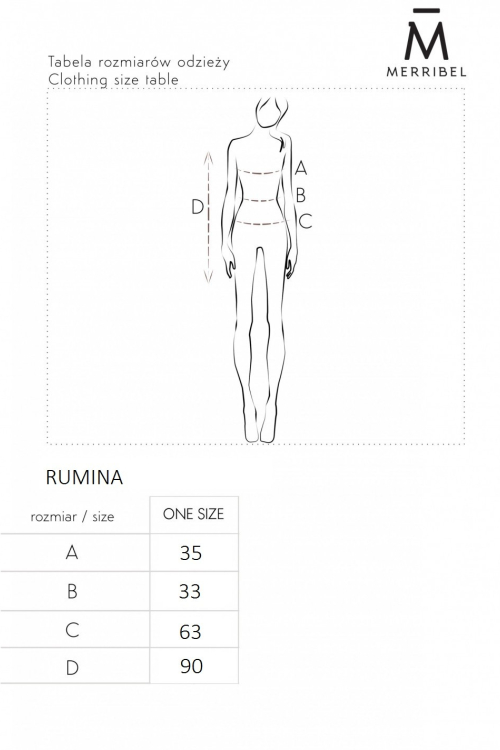 Merribel letnia sukienka na ramiączkach Rumina Fuksja/Fuchsia